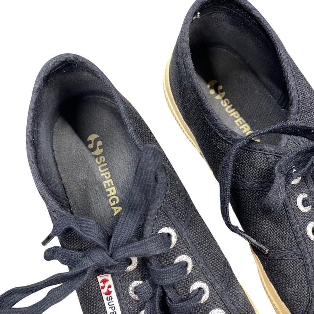 Superga Blue Tennis Shoes 7 Casual Comfy Hi Quality - Picture 4 of 6